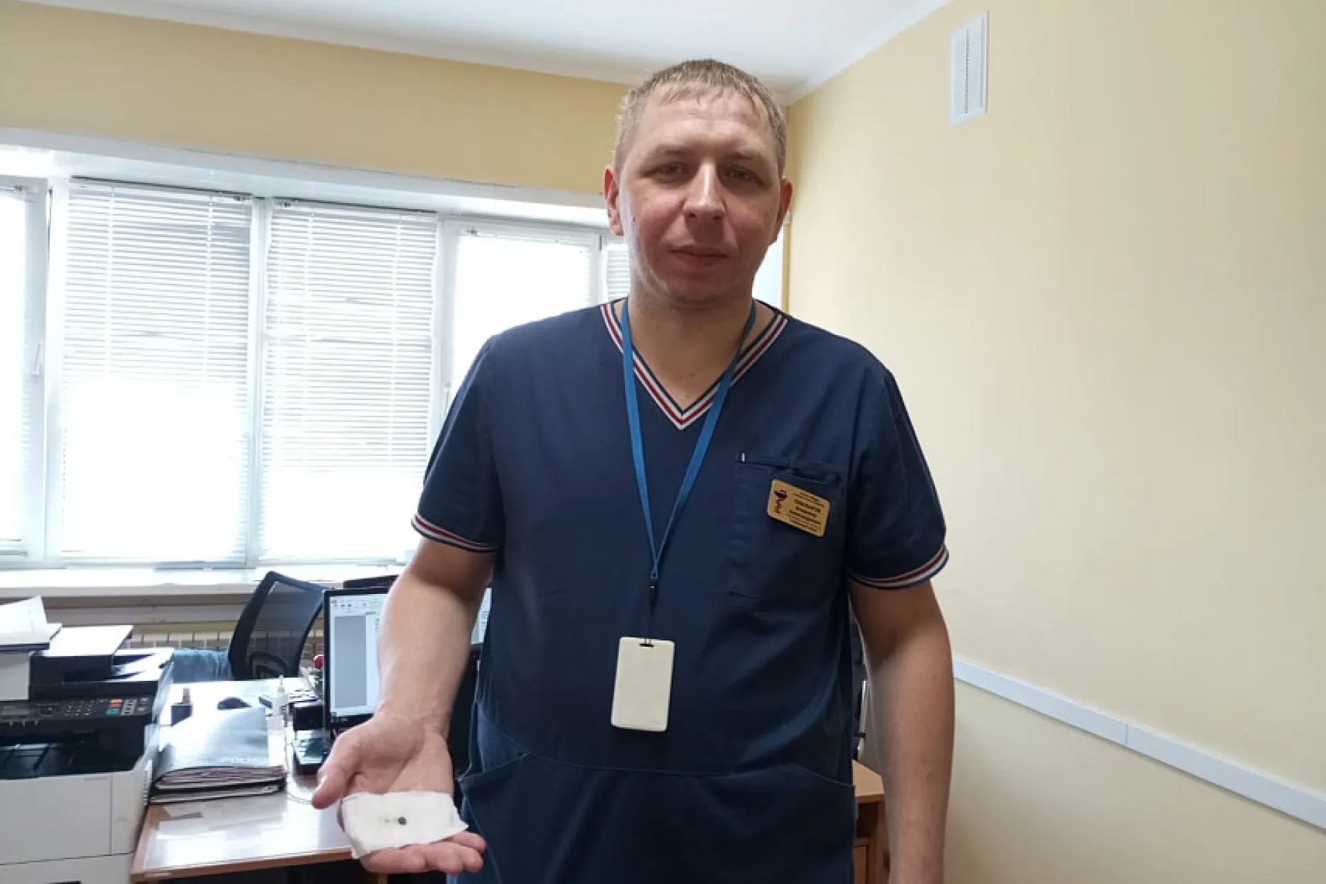 Осколок мины помог выявить онкологию у бойца СВО из Алтайского края Осколок мины помог выявить онкологию у бойца СВО из Алтайского края