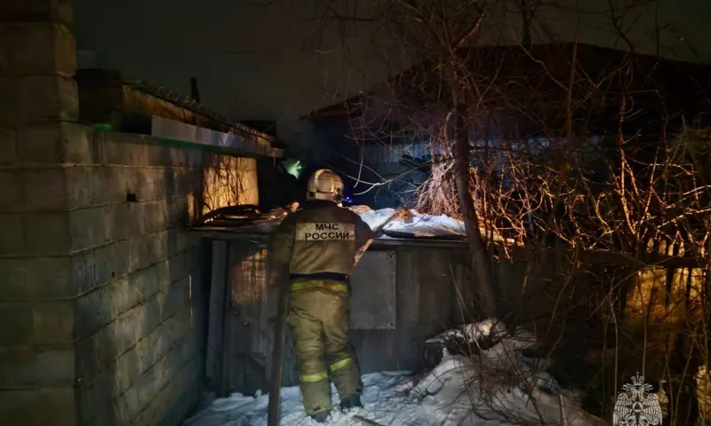 При пожаре в Рубцовске погиб человек