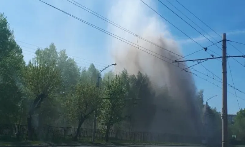 Коммунальная авария произошла в Барнауле