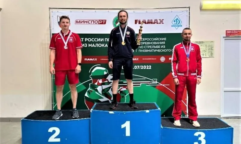Сергей Каменский выиграл чемпионат России по стрельбе из малокалиберного оружия
