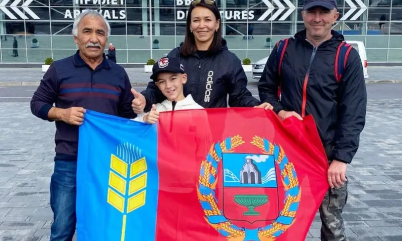 Семья из Алтайского края участвует в финале фестиваля ГТО