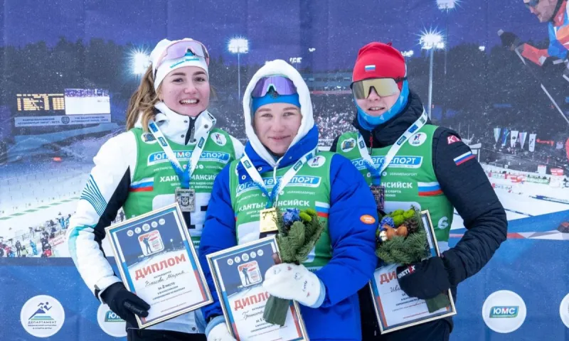 Спортсменка из Алтайского края победила на всероссийских соревнованиях по биатлону среди юниоров