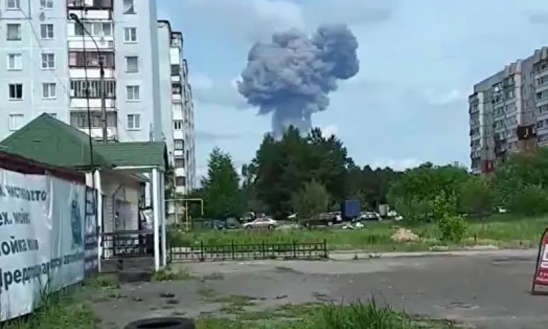 Серия взрывов произошла на заводе по производству тротила в Дзержинске