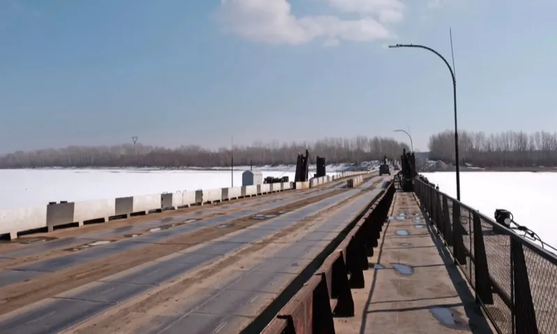 Открытие понтонного моста состоится сегодня в Бийске