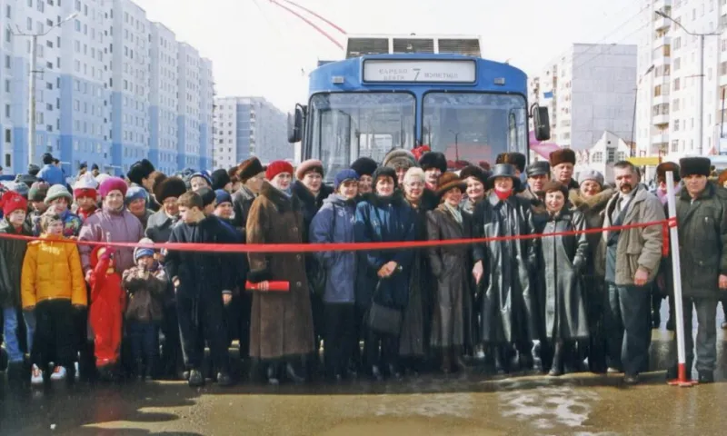 24 года назад в Барнауле запустили троллейбусный маршрут № 7