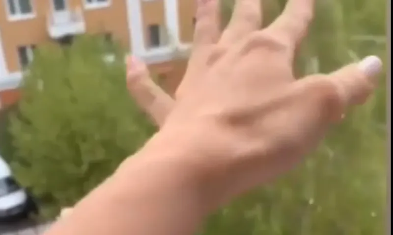 Снегопад прошёл в Барнауле 
