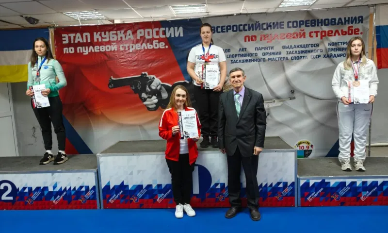 Барнаульская спортсменка взяла золото этапа Кубка России по пулевой стрельбе