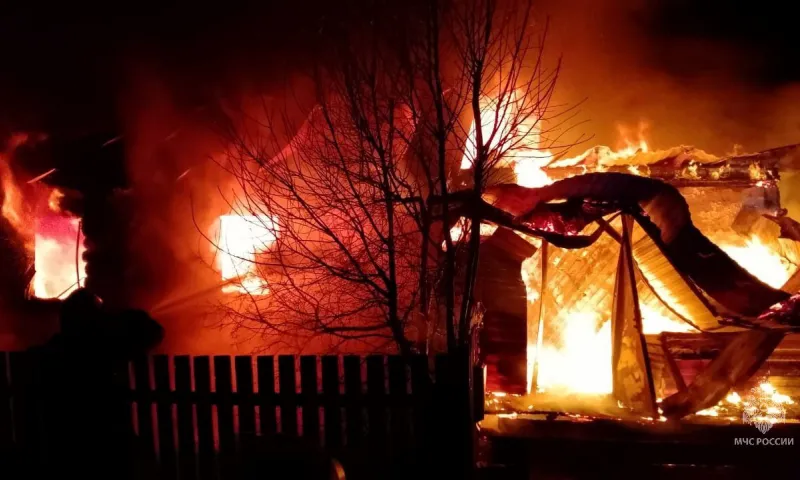 При пожаре в Шипуново погибла женщина, еще трое человек пострадали