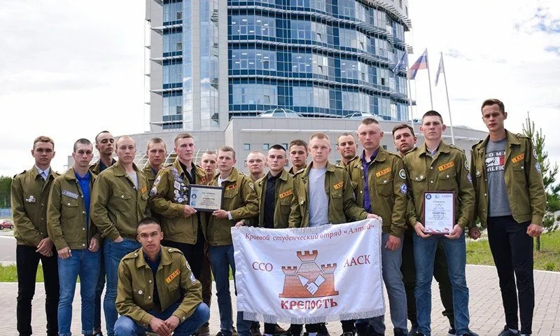 Алтайский студотряд стал лучшим на студенческой стройке «Космодром Восточный»
