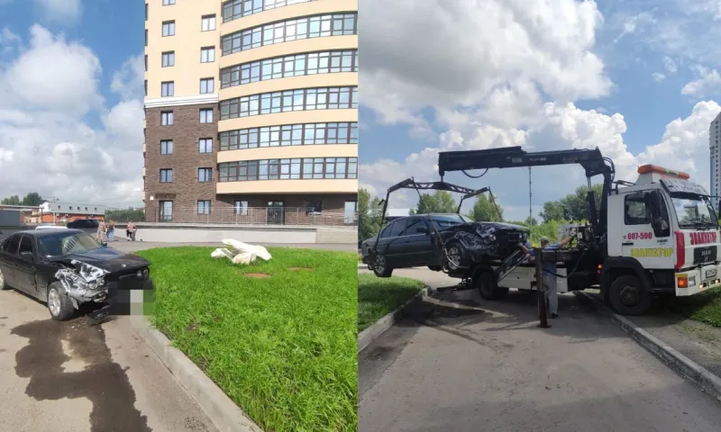 Пьяный водитель устроил ДТП в центре Барнаула