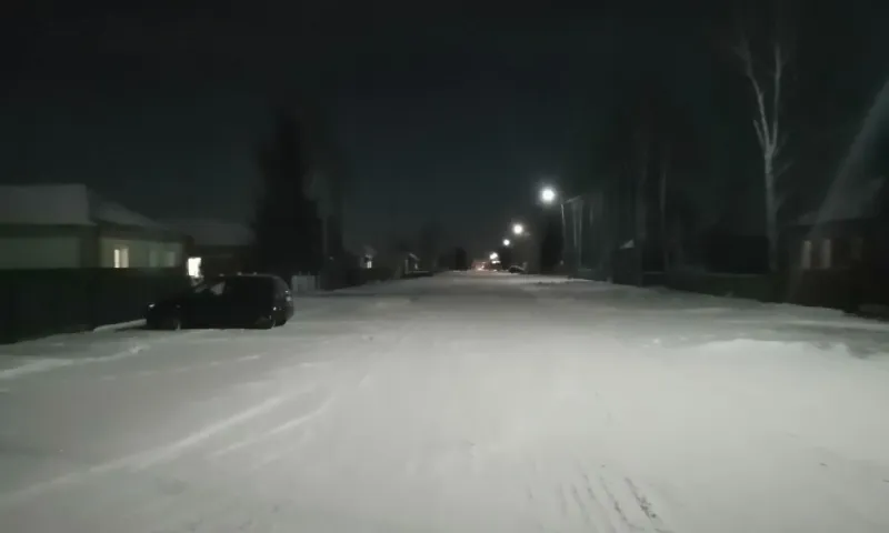 Фонари вновь заработали в одном из сёл Немецкого национального района