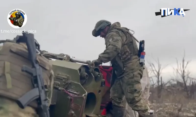 Журналисты показали, как казачья артиллерийская бригада «Волга» работает в зоне СВО