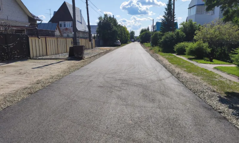 5 дорог сельских и поселковых территорий отремонтировали в Барнауле
