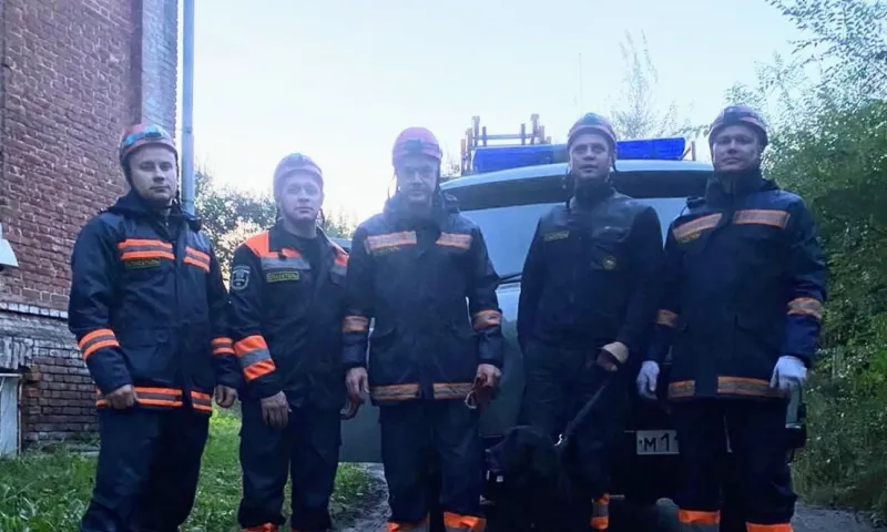 Застрявшую в отверстии гаража собаку спасли в Барнауле спустя трое суток