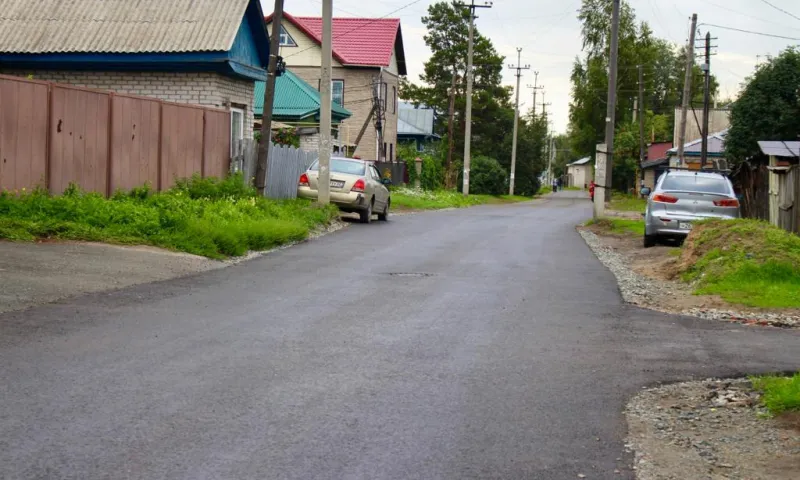 В Центральном районе Барнаула отремонтировали несколько участков сельских дорог и дорог частного сектора
