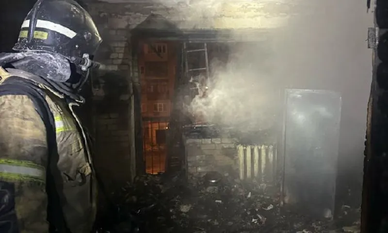 Пожарные спасли четырёх детей из горящего дома