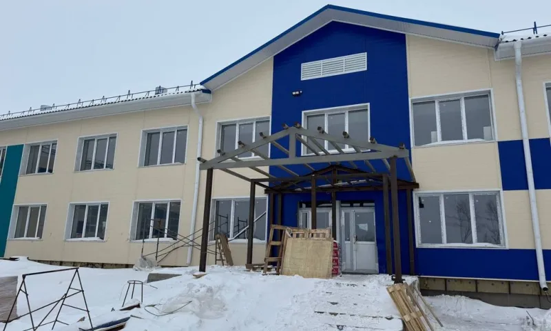 Новая школа откроется к сентябрю в селе Орлово Немецкого национального района