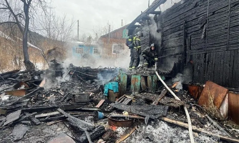 Врачи спасли многодетную семью на пожаре в Республике Алтай