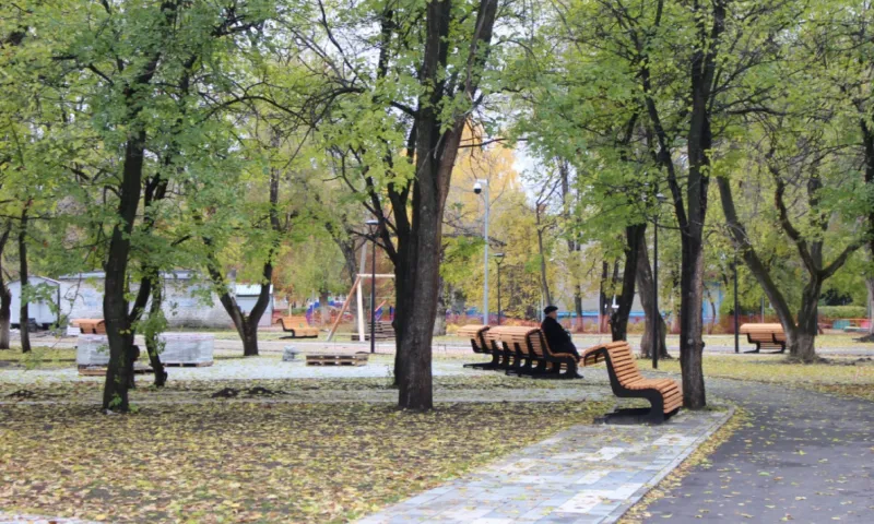 В барнаульском посёлке Южном завершают благоустройство аллеи