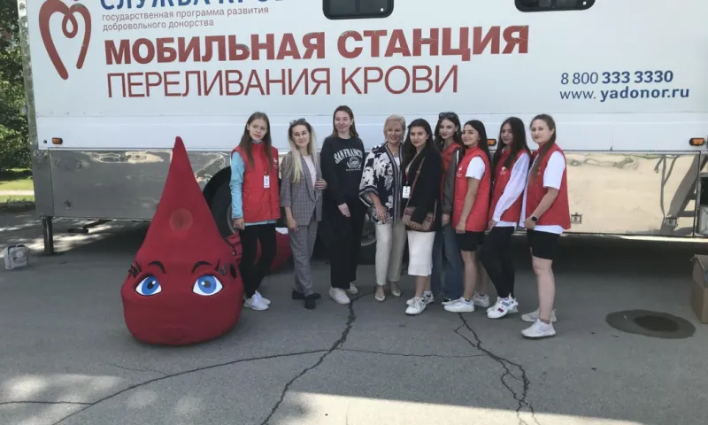 Около 18 литров крови заготовили в Барнауле за один день