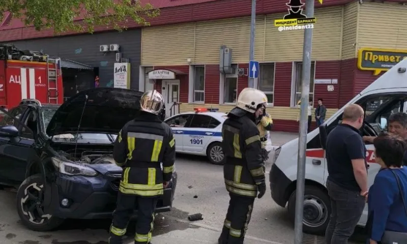 Женщина пострадала в ДТП в Барнауле