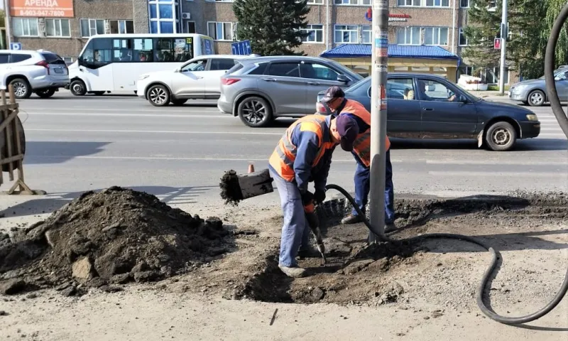46 тысяч квадратных метров дорог отремонтировали в Барнауле