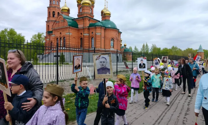 «Бессмертный полк» провели в барнаульском детском саду 
