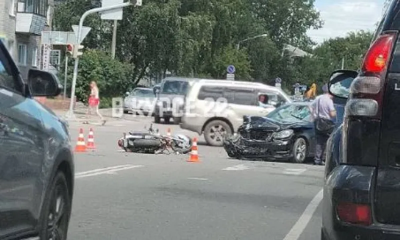 ДТП с участием мотоцикла произошло в Барнауле