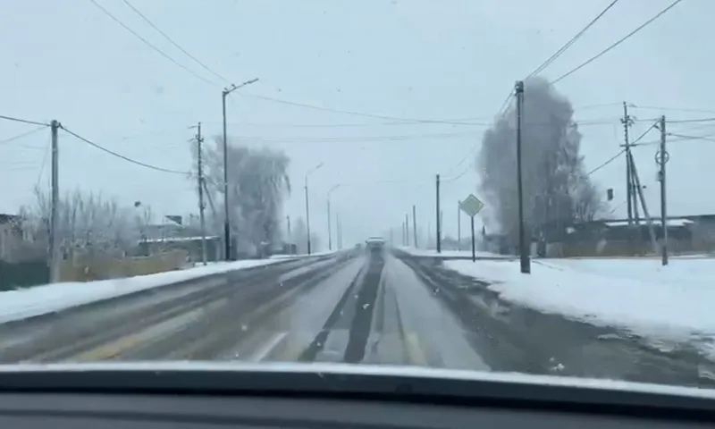 В Сибири снова зима