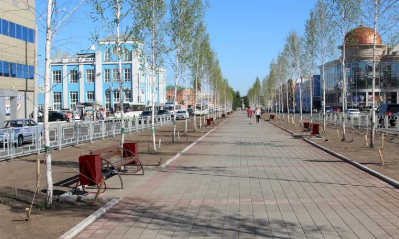 Мэрия Барнаула планирует облагородить  аллею на проспекте Ленина