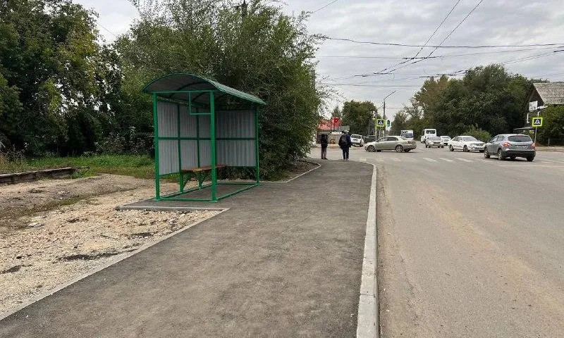 Новые остановочные павильоны установили в Рубцовске