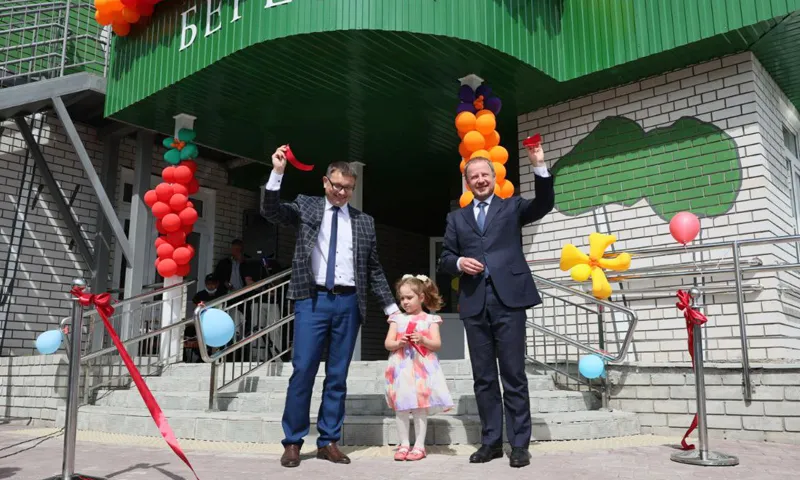 Новый детский сад открыли в Алтайском крае в День защиты детей
