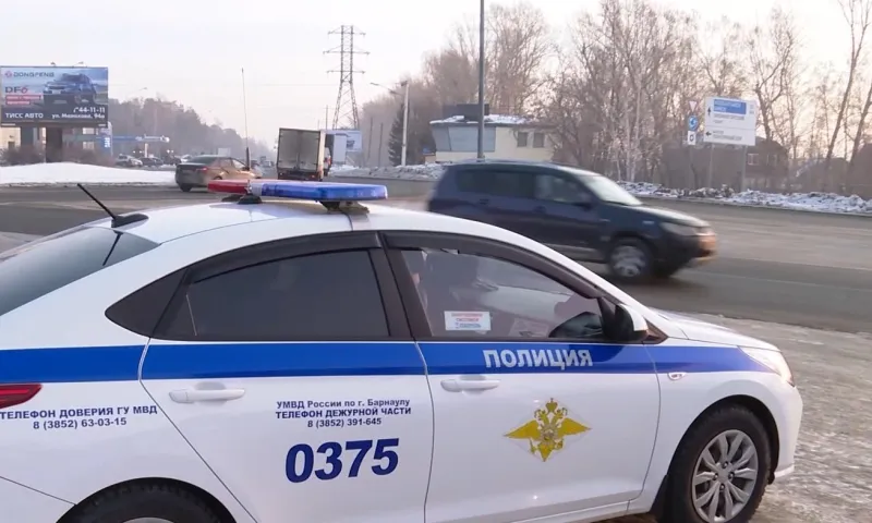 Массовое ДТП произошло на подъезде к Барнаулу