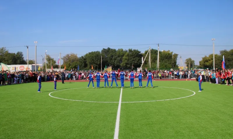 «Умную» спортивную площадку открыли в Рубцовске