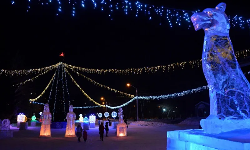 Ещё один снежный городок открыли в Барнауле