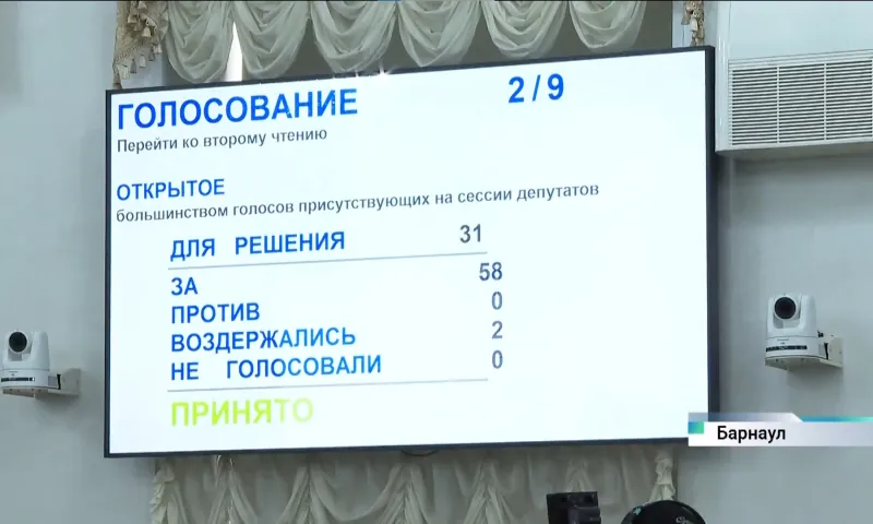 Что обсудили алтайские парламентарии на очередной сессии АКЗС