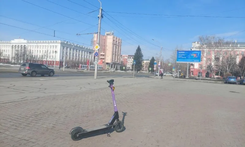 Въезд запрещён: ограничение для электросамокатов ввели на улице Мало-Тобольской в Барнауле