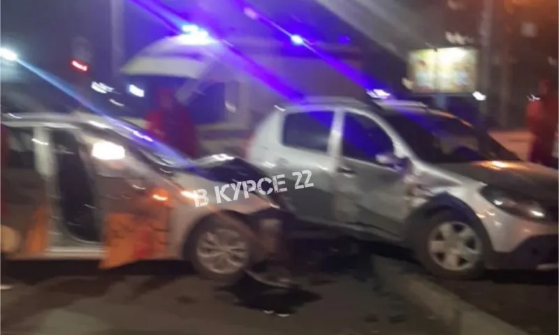 ДТП с пострадавшими произошло в Барнауле