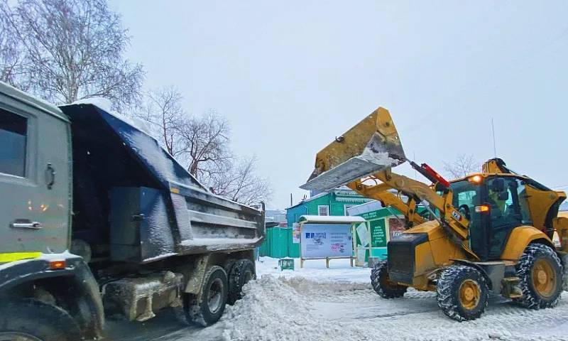 Мэрия Барнаула представила план по очистке города от снега на неделю