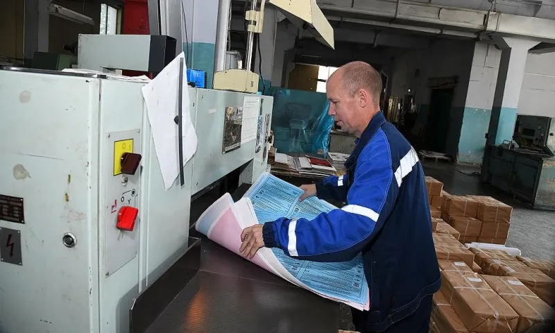 Для голосования на выборах депутатов Барнаульской городской Думы изготовлено более 1 миллиона бюллетеней