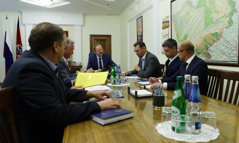 Виктор Томенко встретился с главой компании «ЭР-Телеком Холдинг»
