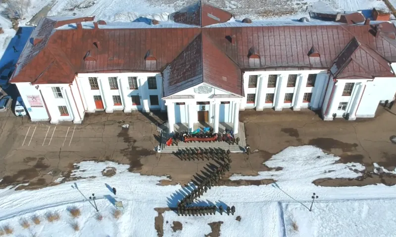 В Горняке прошла акция в поддержку Российской армии