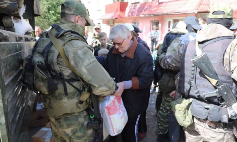 21 тонну гуманитарного груза доставили в ЛНР из Алтайского края