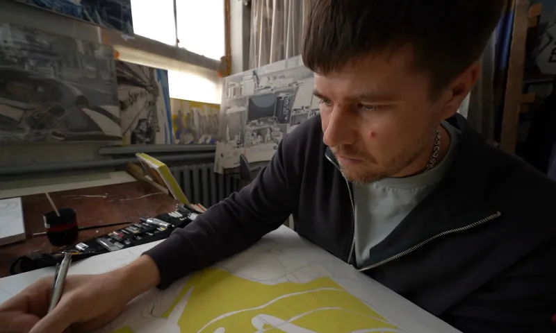 Мастерская: художник-график Юрий Гребенщиков