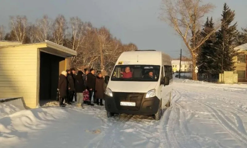 Автобус № 166 возобновил движение по маршруту Новоалтайск – Жилино