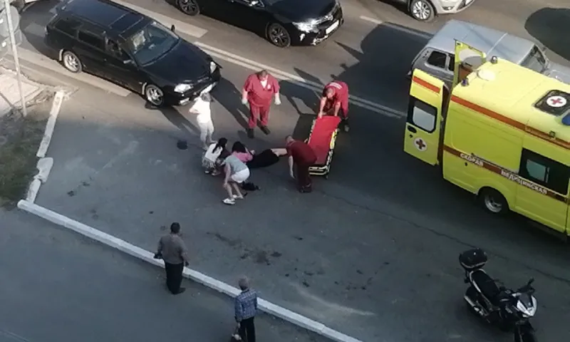 Девушку сбили на пешеходном переходе в Барнауле