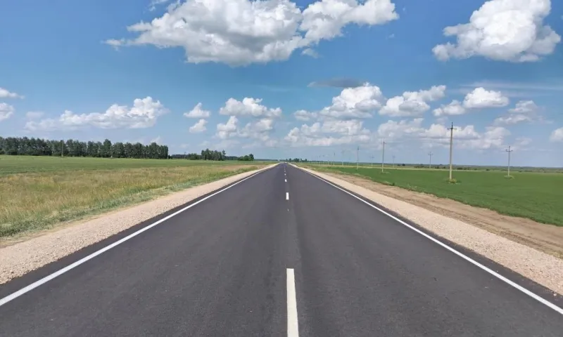 В Родинском районе завершили ремонт дороги 