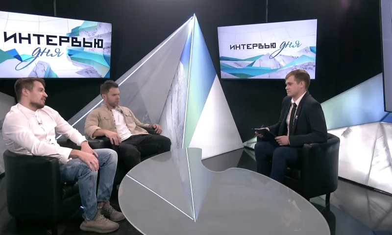 «Интервью дня»: исполняющий обязанности главного тренера ХК «Динамо-Алтай» Артемий Лакиза и нападающий команды Николай Патрушев