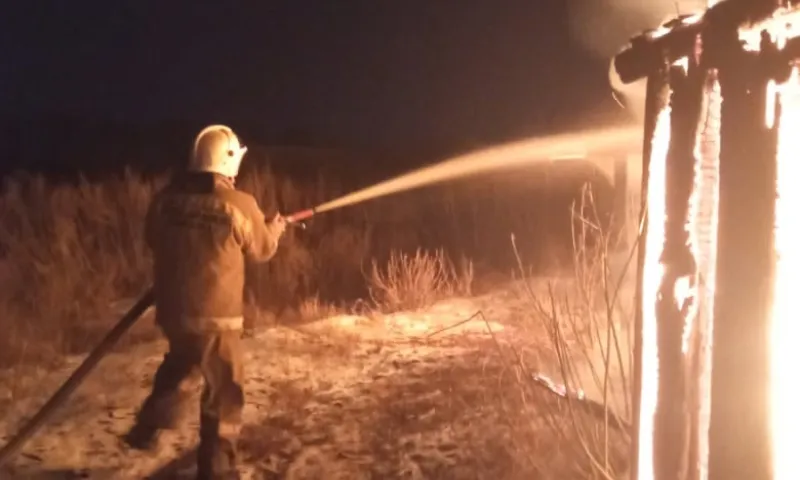 Женщину чудом успели спасти из горящего дома в Топчихинском районе