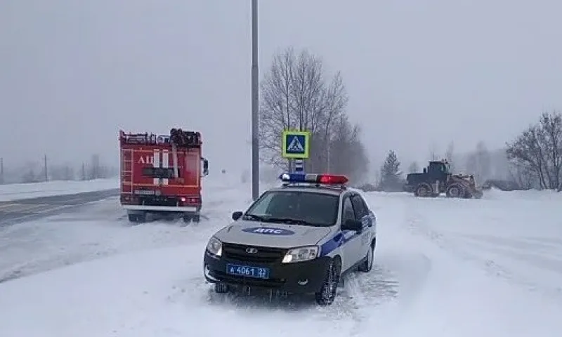 Все трассы Алтайского края открыли для движения транспорта
